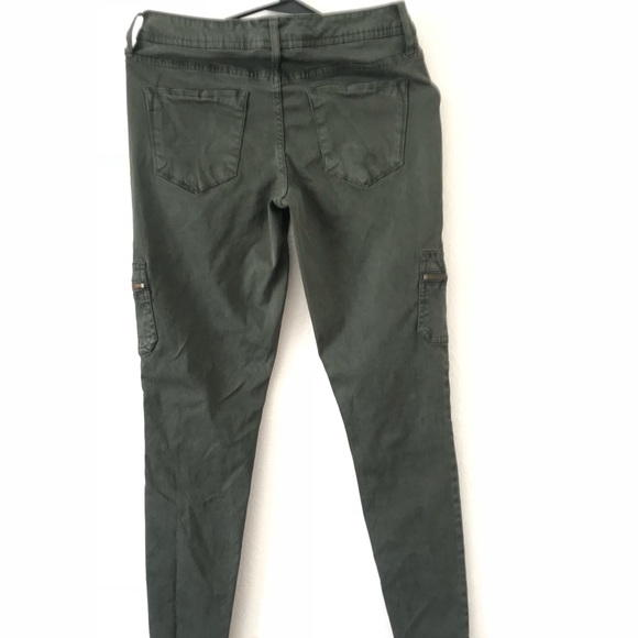 Dark green olive ( Mid Rise ) jegging - Picture 3 of 4